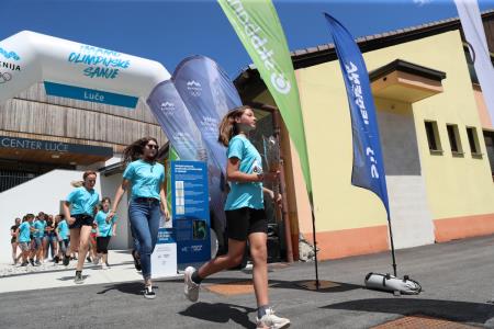 Slovenska bakla na obisku v Lučah